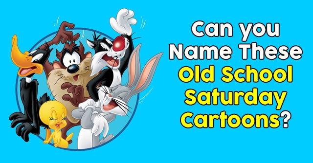 Can you Name These Old School Saturday Cartoons?