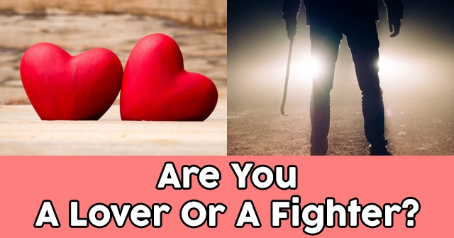 Are You A Lover Or A Fighter?