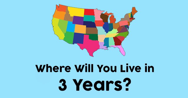Where Will You Live in 3 Years?