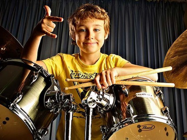 Your child declares that he would like to be a drummer. What do you do?