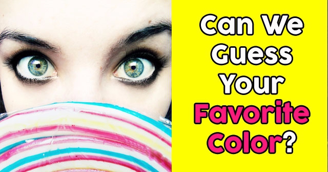 Can We Guess Your Favorite Color? QuizDoo