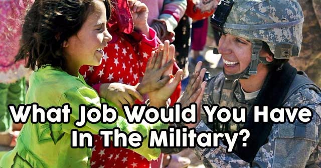 best trade job for me quiz what army