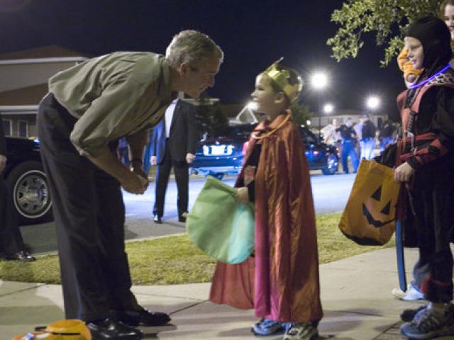 When you went trick-or-treating as a child and came to a house with a bowl of candy on the porch and a sign that said 'Take one,' without anyone around to guard it, what did you do?