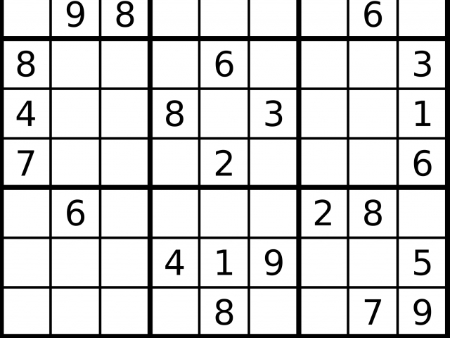 Have you ever completed a Sudoku?