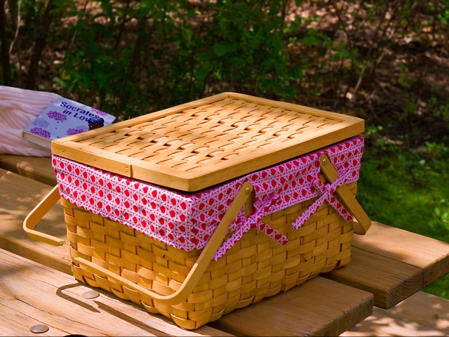 You've just sat down for a nice relaxing picnic with your significant other. Suddenly, you notice a large spider walking across your leg. What do you do?