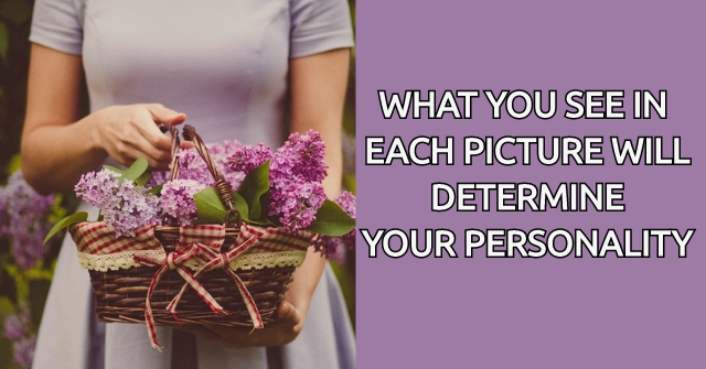 What You See In Each Picture Will Determine Your Personality