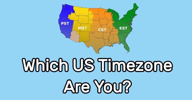 Which US Timezone Are you?