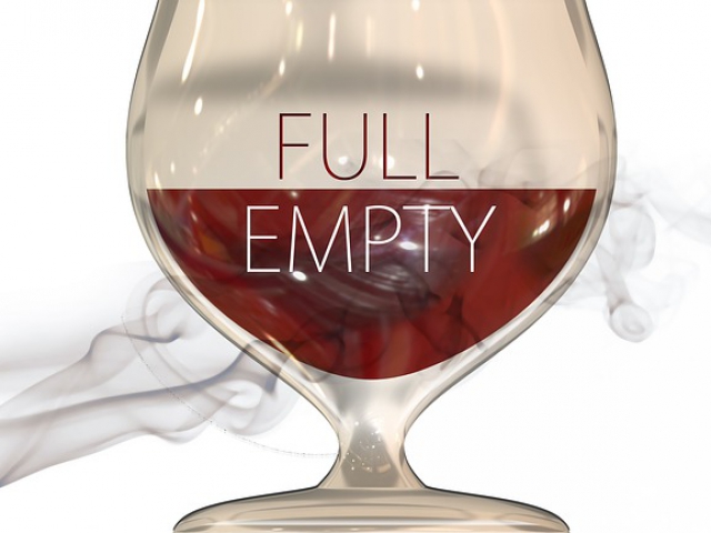 Do you look at the glass half-empty or half-full?