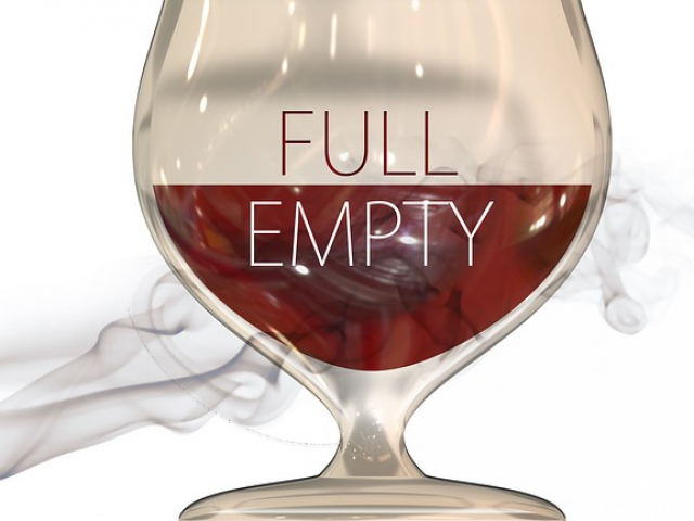 Do you look at life as the glass half-empty or half-full?
