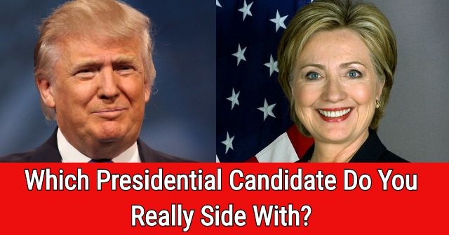 Which Presidential Candidate Do You Really Side With?