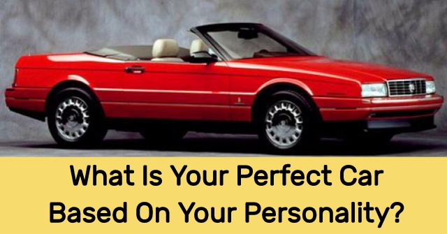 What Is Your Perfect Car Based On Your Personality?