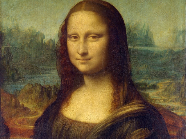 Who is credited with painting the Mona Lisa?