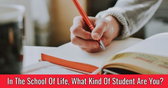 In The School Of Life, What Kind Of Student Are You?